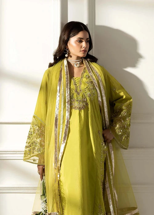 3- Piece Embroidered Raw Silk Suit