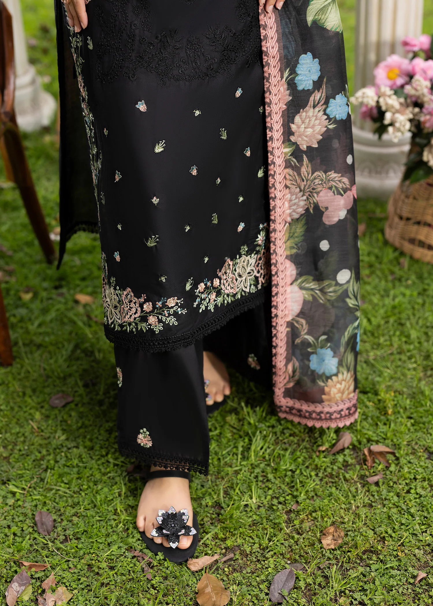 3- Piece Embroidered Lawn Suit