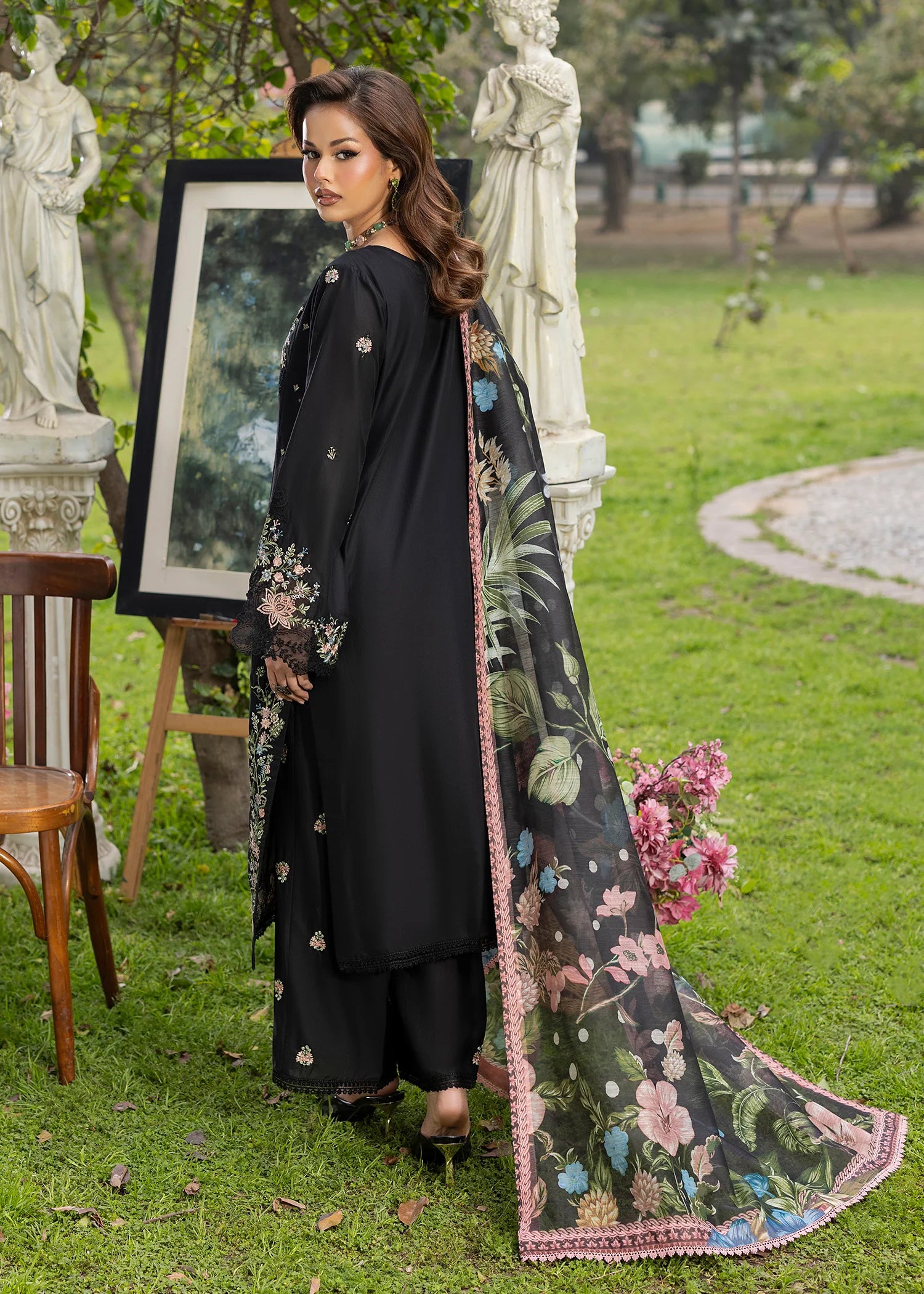 3- Piece Embroidered Lawn Suit