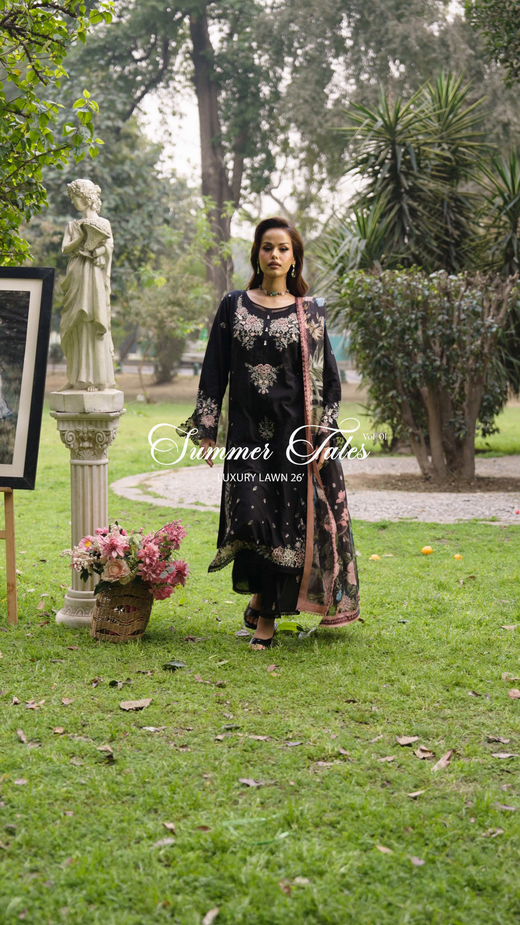 3- Piece Embroidered Lawn Suit