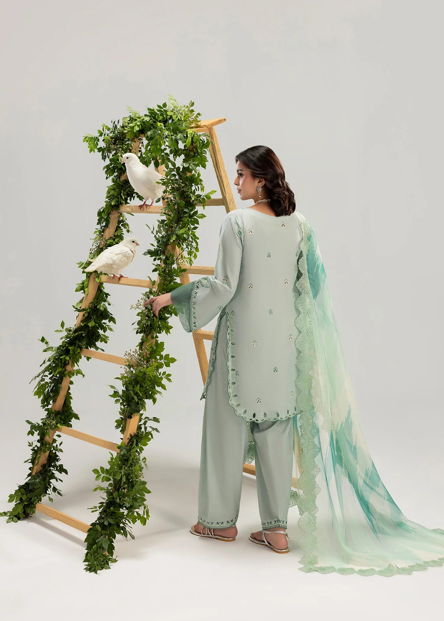 3- Piece Embroidered Lawn Suit
