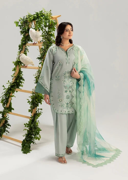 3- Piece Embroidered Lawn Suit