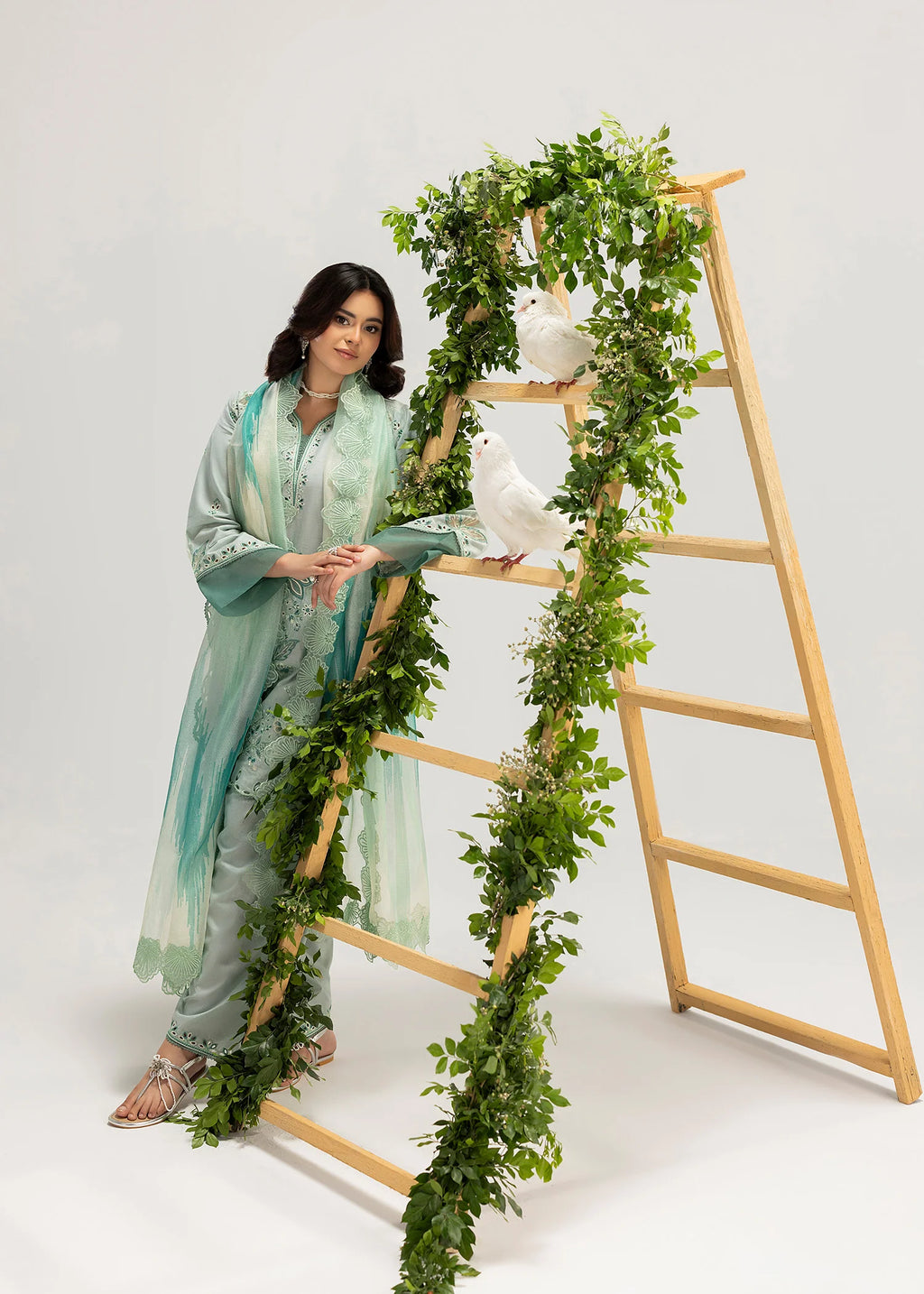 3- Piece Embroidered Lawn Suit