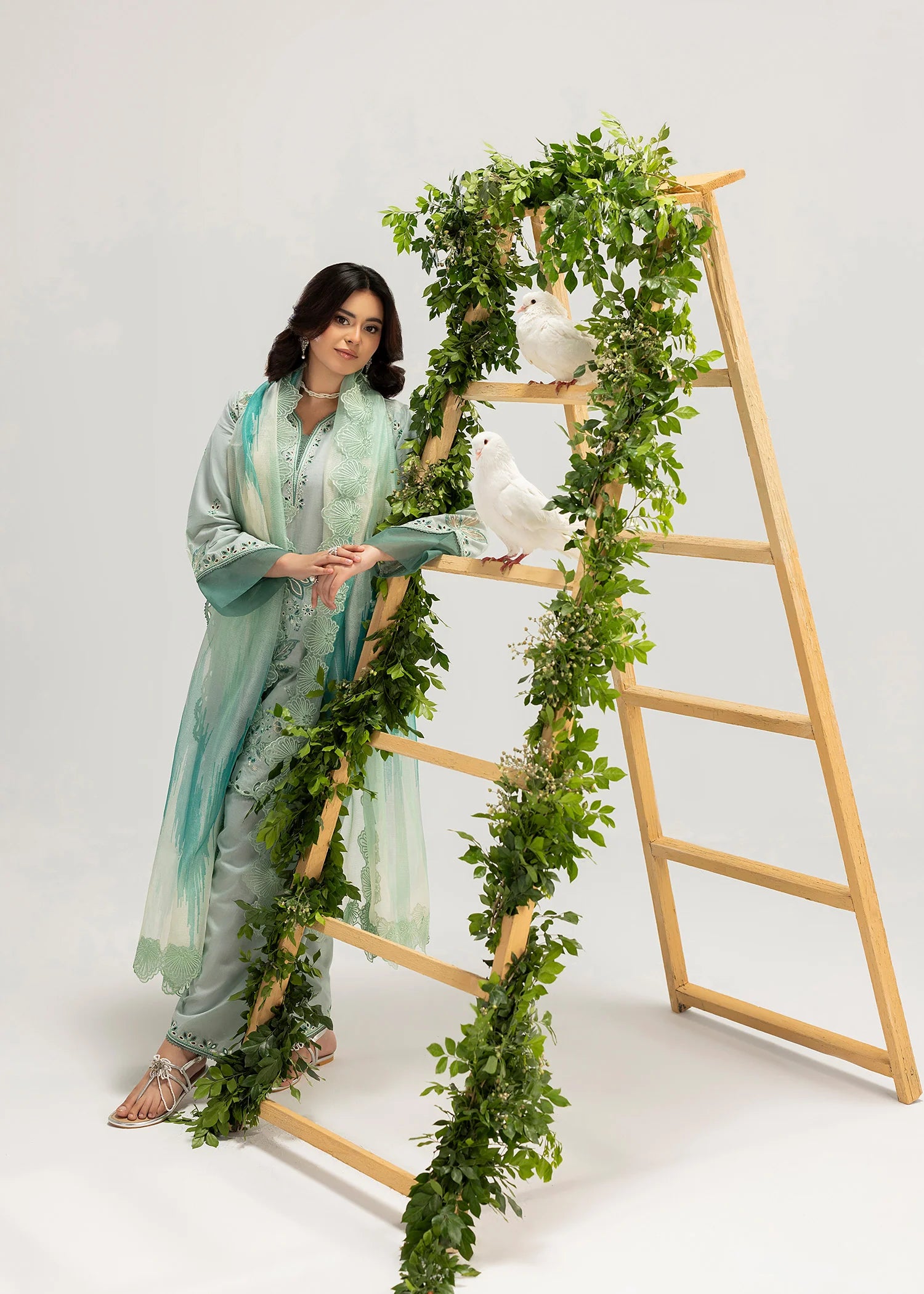 3- Piece Embroidered Lawn Suit
