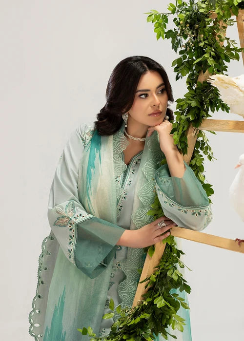3- Piece Embroidered Lawn Suit