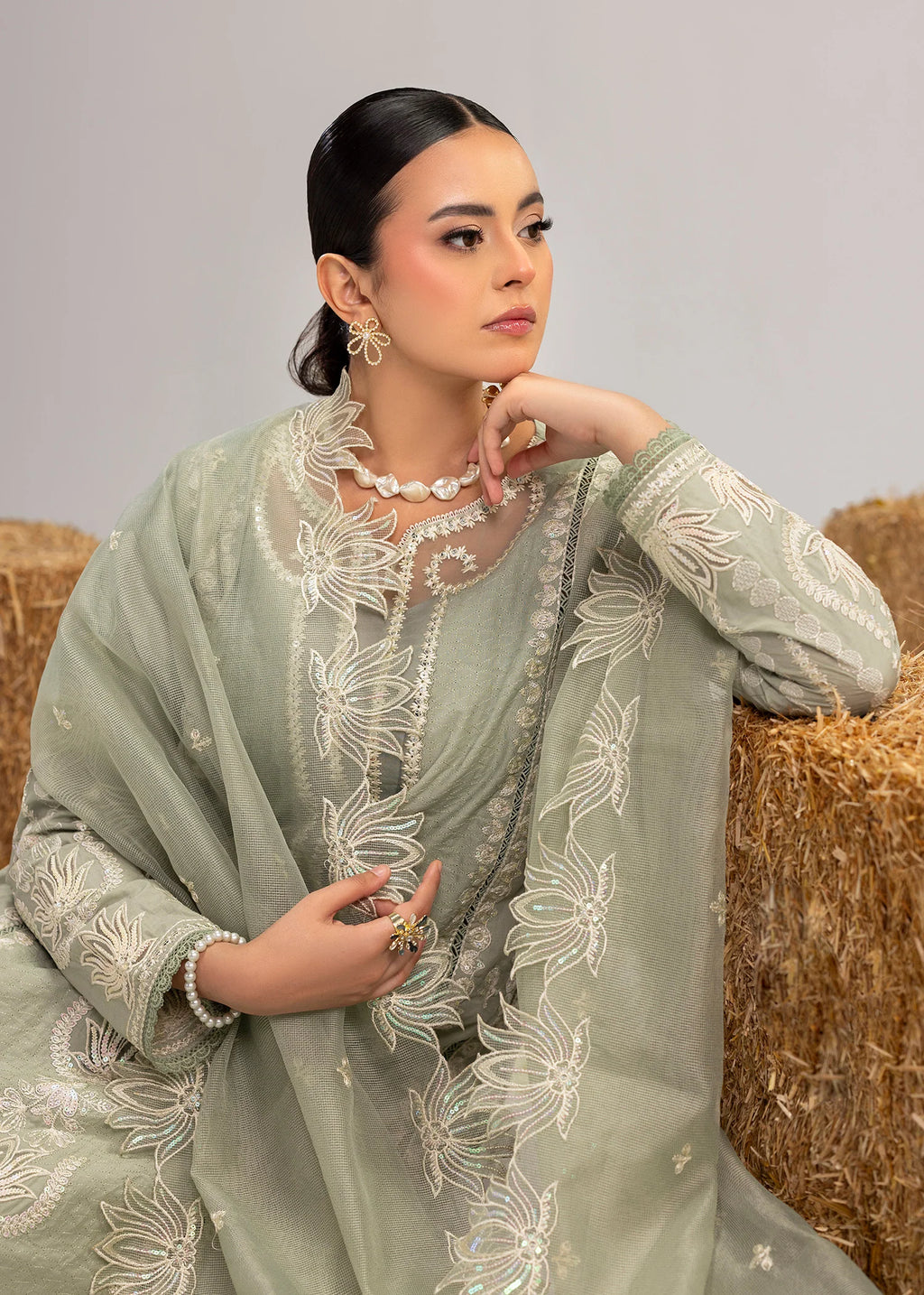 3- Peice Embroidered Lawn Suit