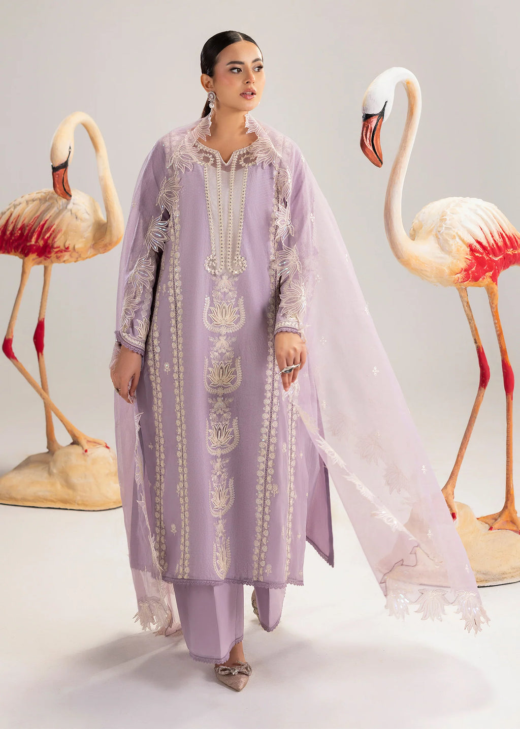 3- Piece Embroidered Lawn Suit