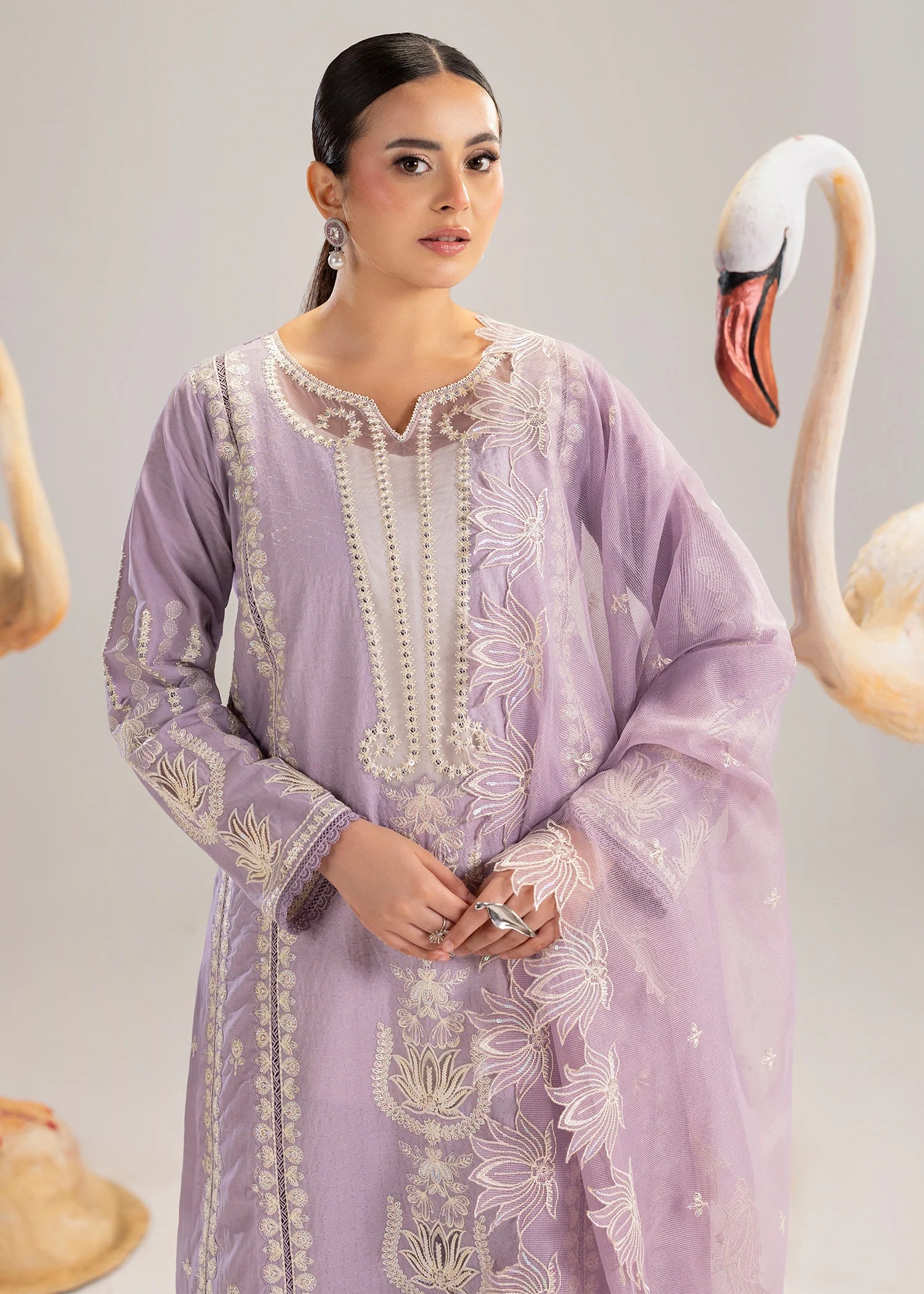 3- Piece Embroidered Lawn Suit