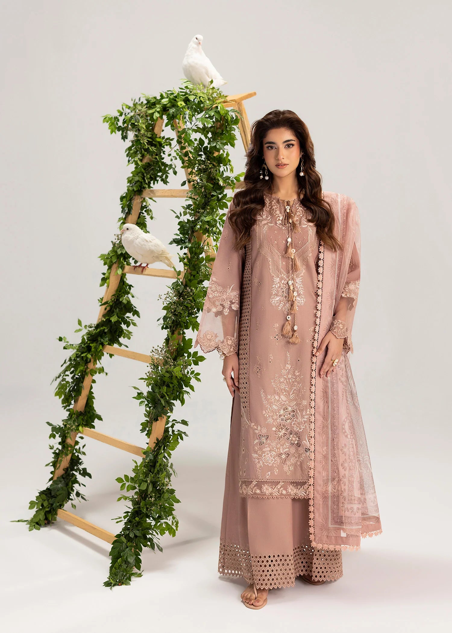 3- Piece embroidered Lawn Suit.