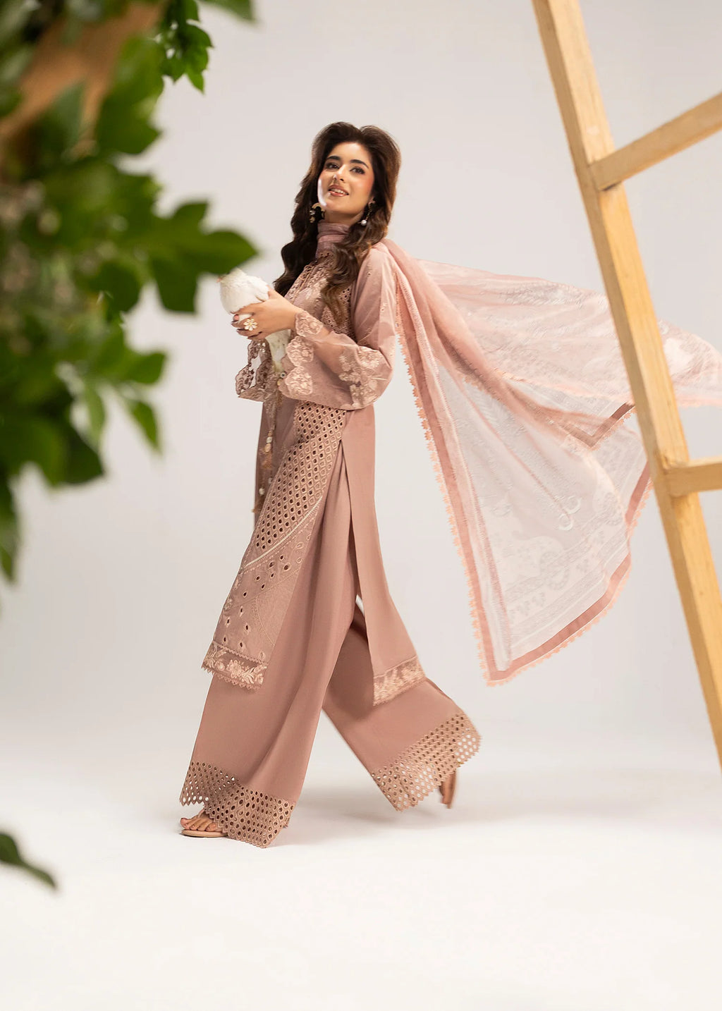 3- Piece embroidered Lawn Suit.