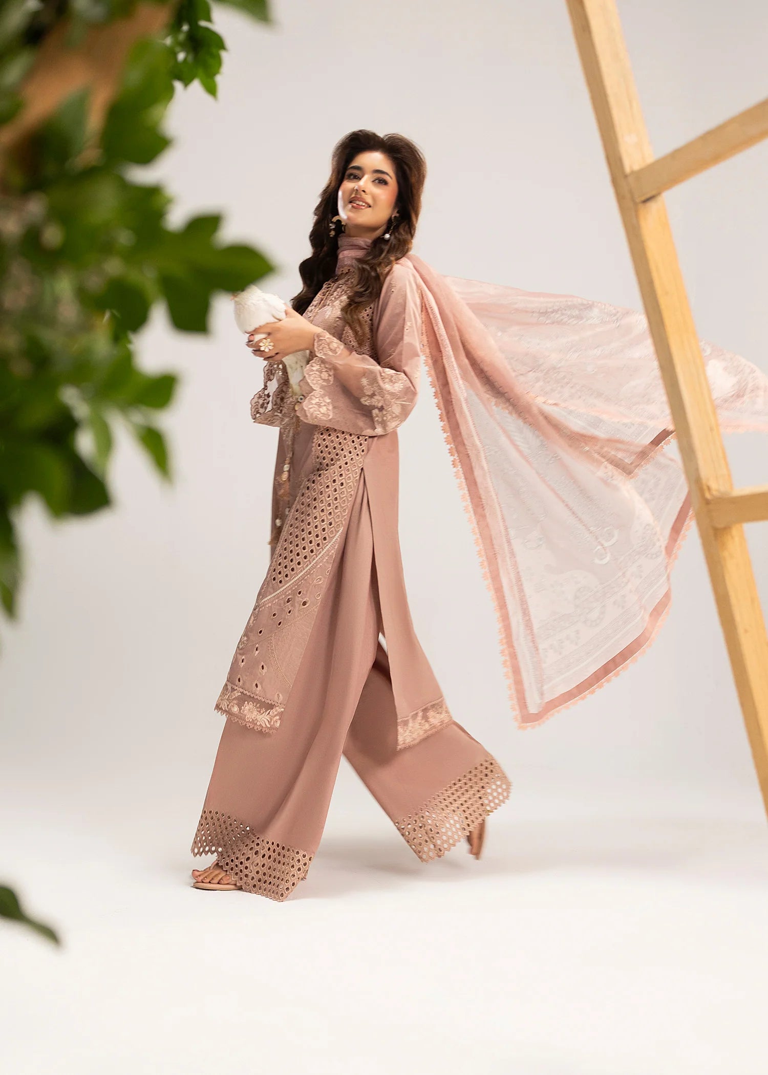 3- Piece embroidered Lawn Suit.