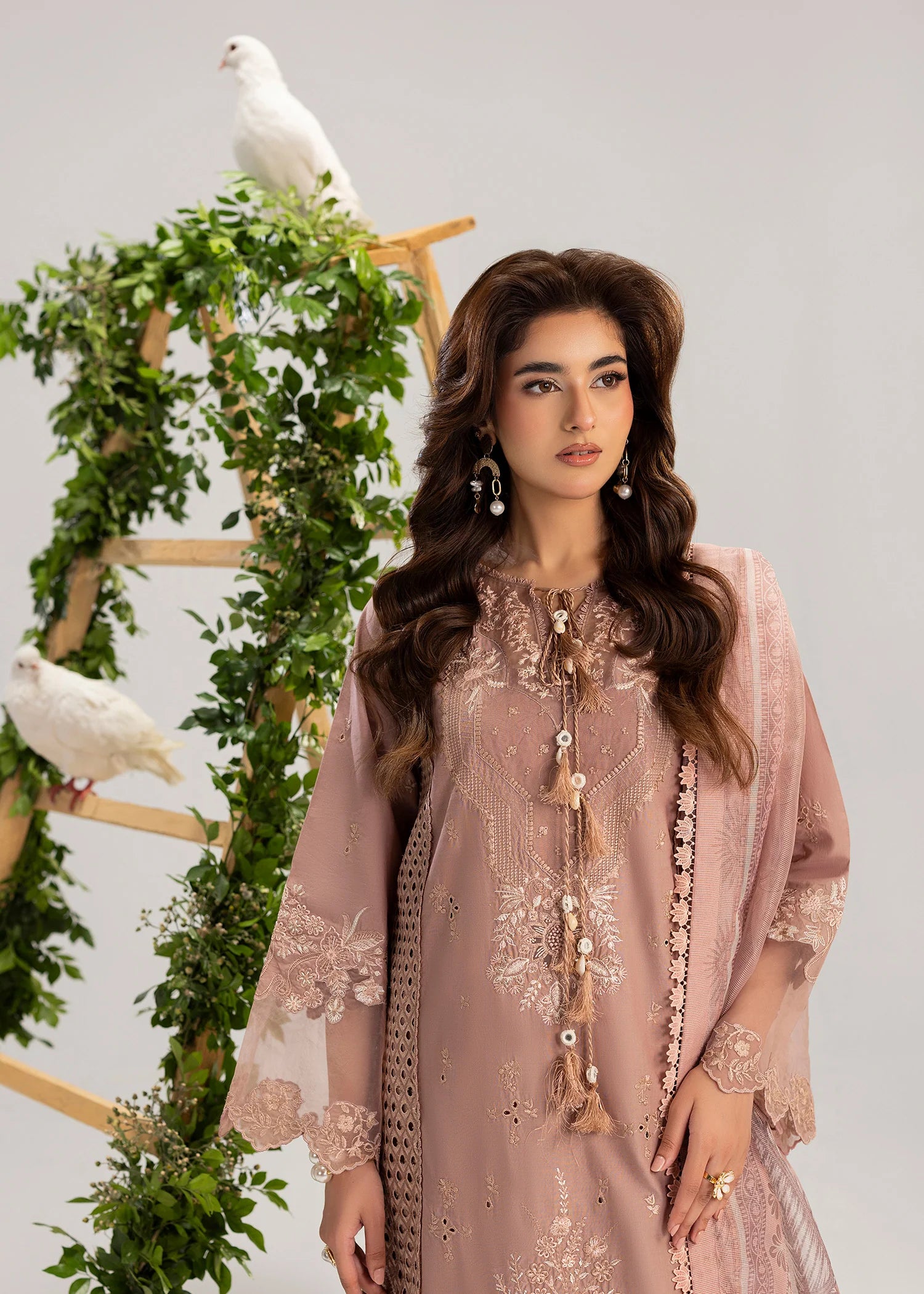 3- Piece embroidered Lawn Suit.