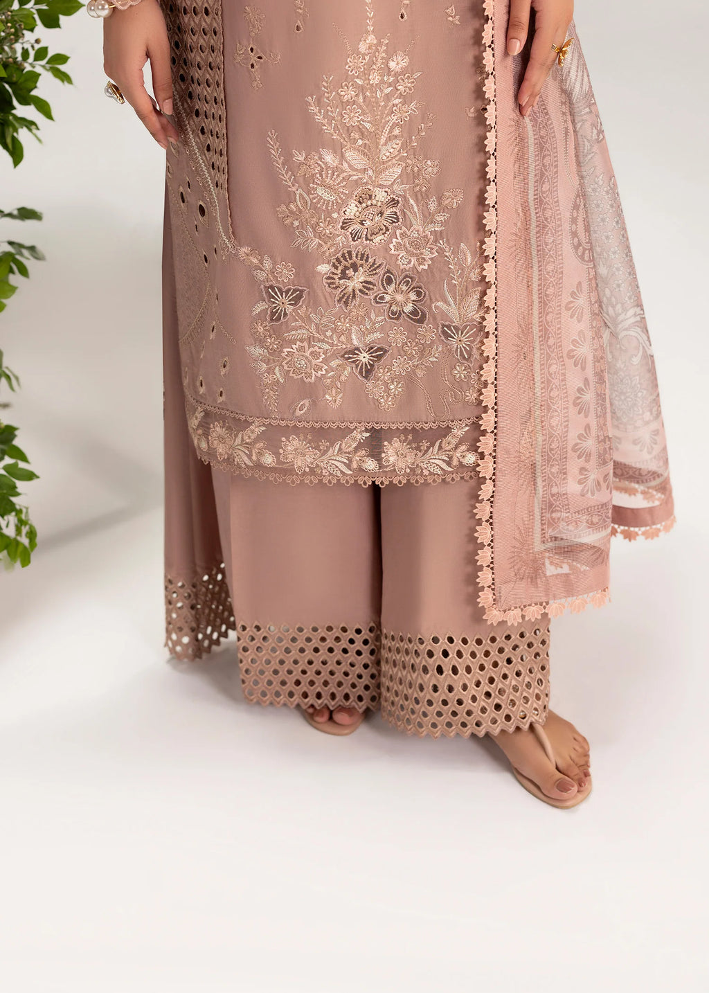 3- Piece embroidered Lawn Suit.