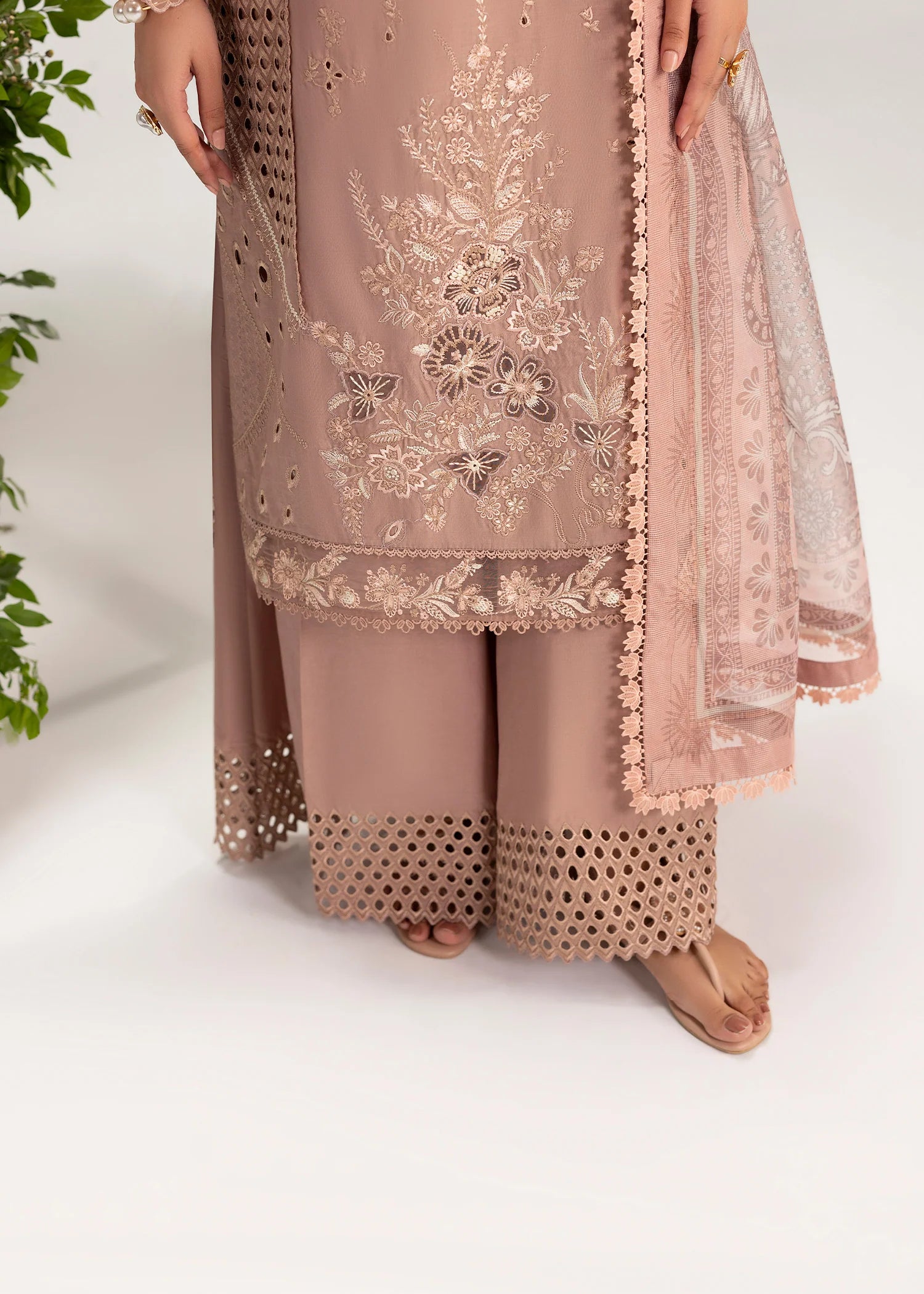 3- Piece embroidered Lawn Suit.