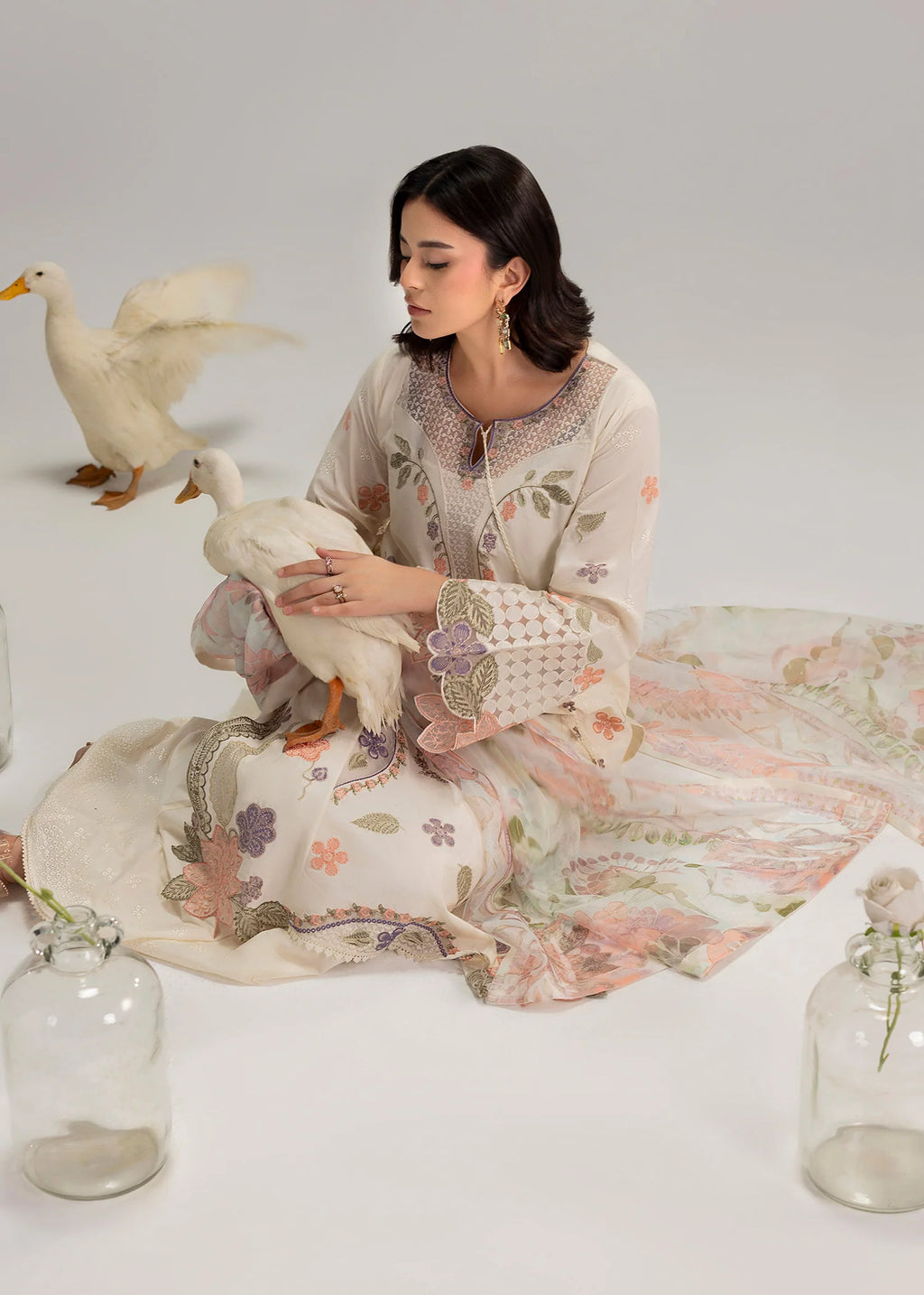3- Piece Embroidered Lawn Suit