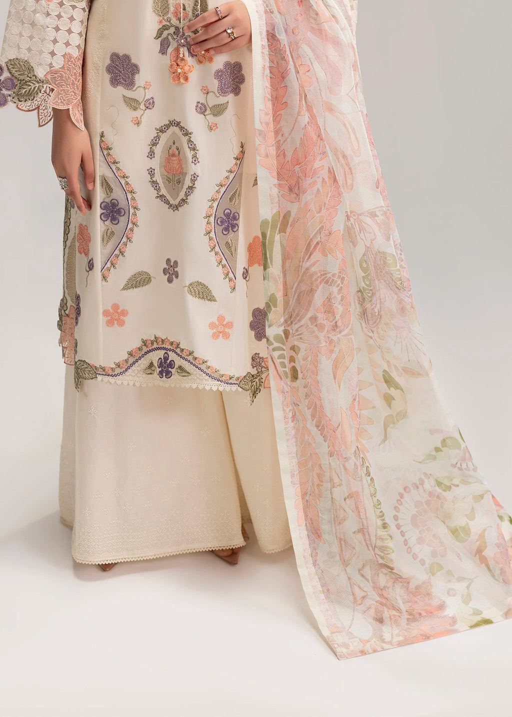 3- Piece Embroidered Lawn Suit