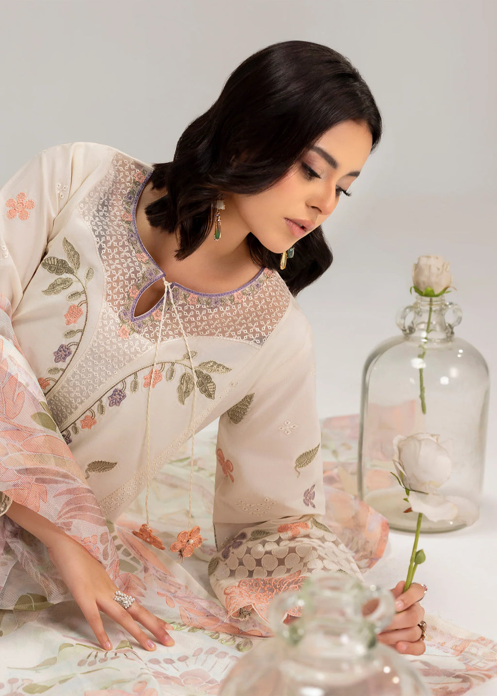 3- Piece Embroidered Lawn Suit