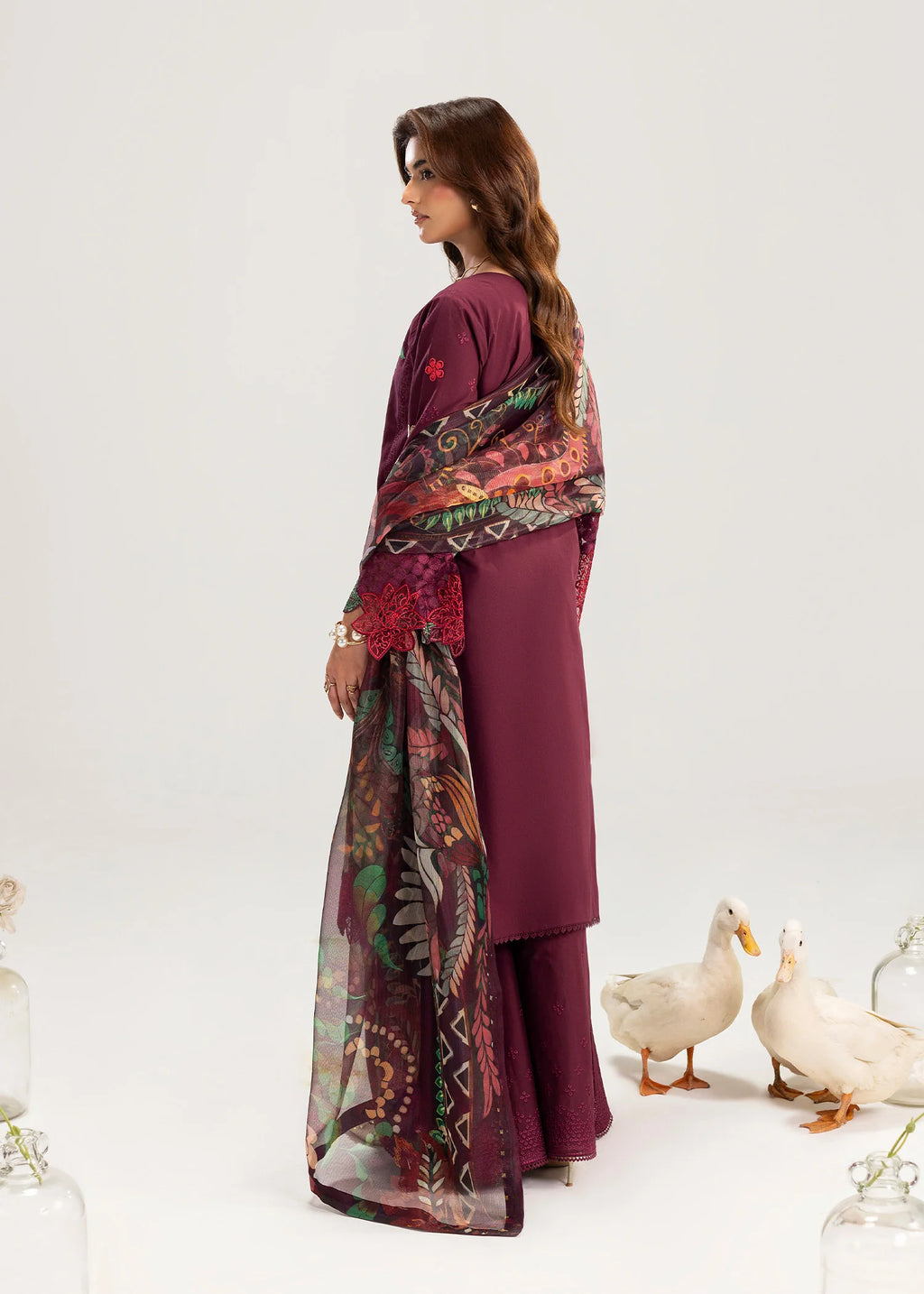 3- Piece Embroidered Lawn Suit
