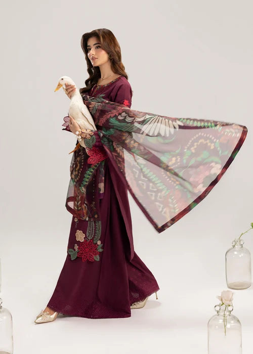 3- Piece Embroidered Lawn Suit