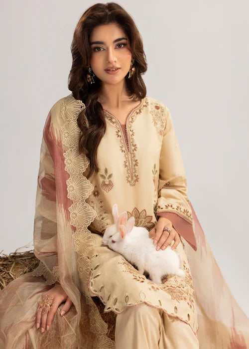 3- Piece Embroidered Lawn Suit