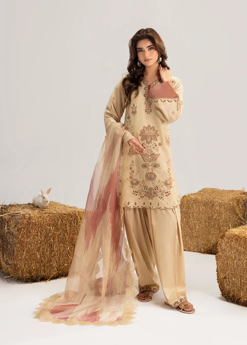 3- Piece Embroidered Lawn Suit