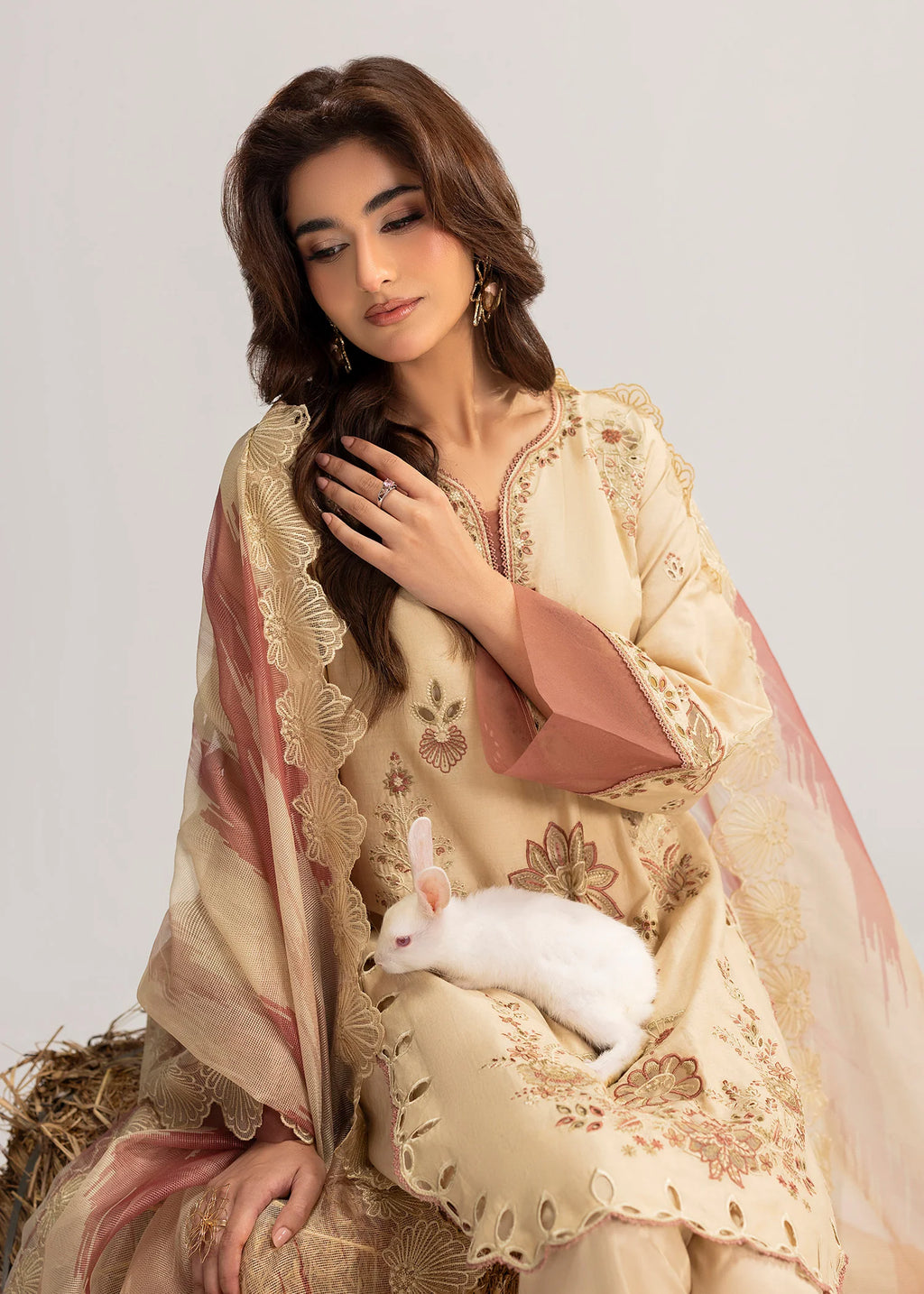 3- Piece Embroidered Lawn Suit