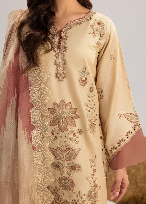 3- Piece Embroidered Lawn Suit