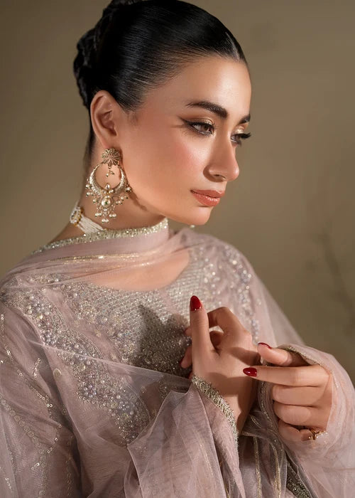 3- Piece Embroidered Raw Silk Suit