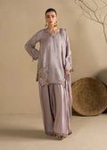 3- Piece Embroidered Raw Silk Suit