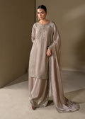 3- Piece Embroidered Raw Silk Suit