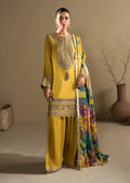 3- Piece Embroidered Raw Silk Suit