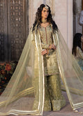 3- Piece Embroidered Raw Silk Suits
