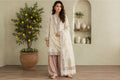 3- Piece Ivory Straight-Cut Suit