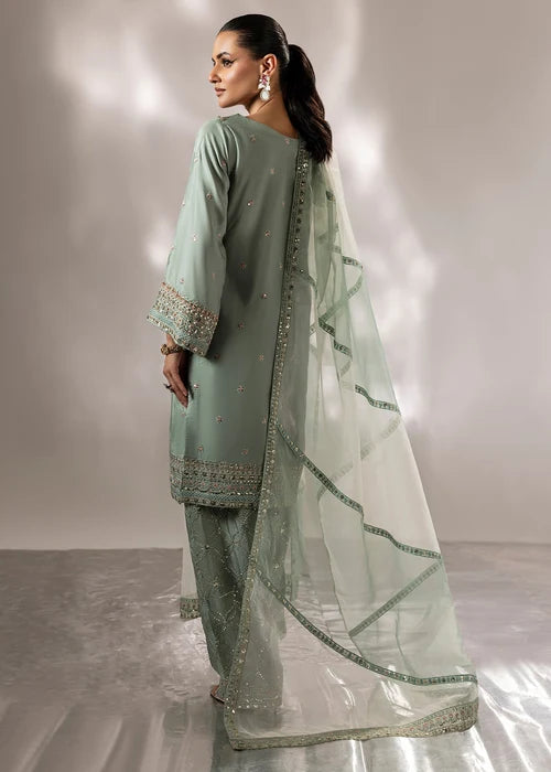3 - Pieces Embroidered Silk Suit