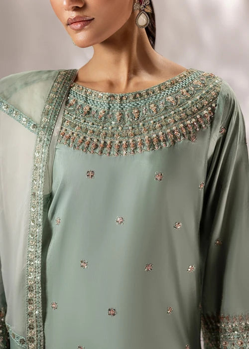 3 - Pieces Embroidered Silk Suit