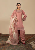 3- Piece Embroidered Raw Silk Suits