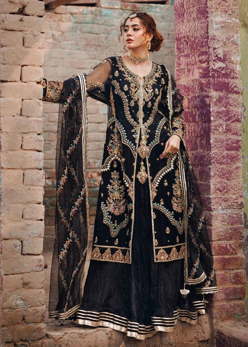 3- Piece Embroidered Organza Maxi