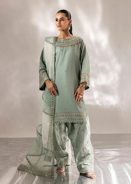 3 - Pieces Embroidered Silk Suit