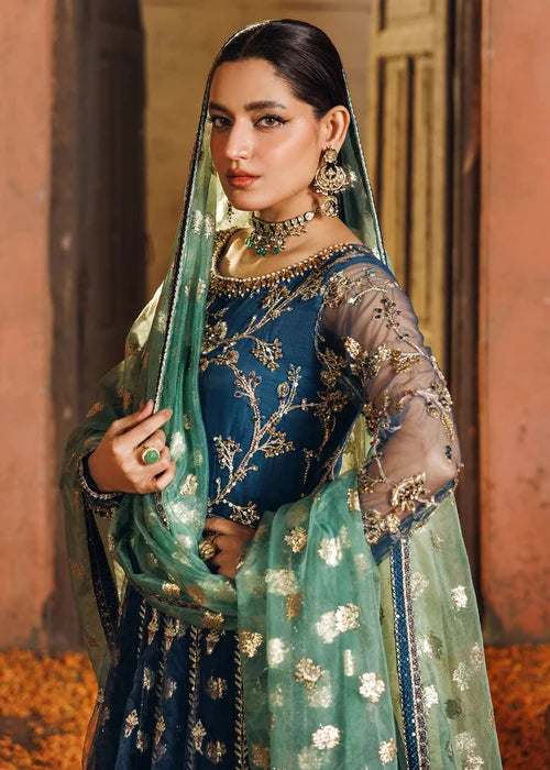 3- Piece Embroidered Organza Maxi