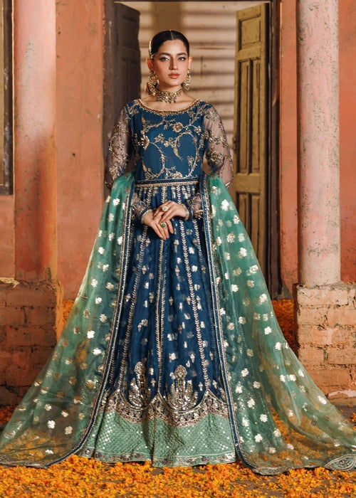 3- Piece Embroidered Organza Maxi