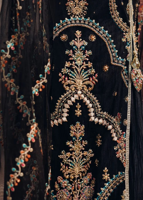 3- Piece Embroidered Organza Maxi