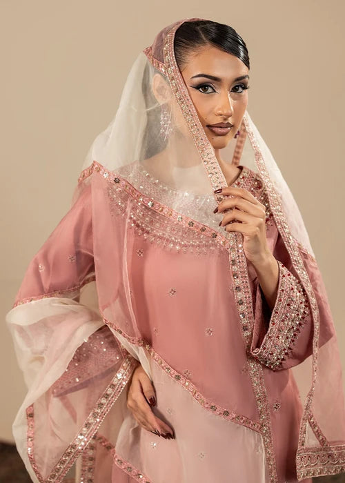 3- Piece Embroidered Raw Silk Suits