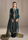 3- Piece Embroidered Raw Silk Suit